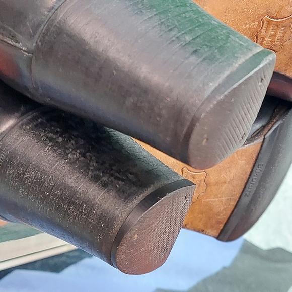 St. Moritz Chic Black Leather Knee-High Boots - Picture 8 of 12